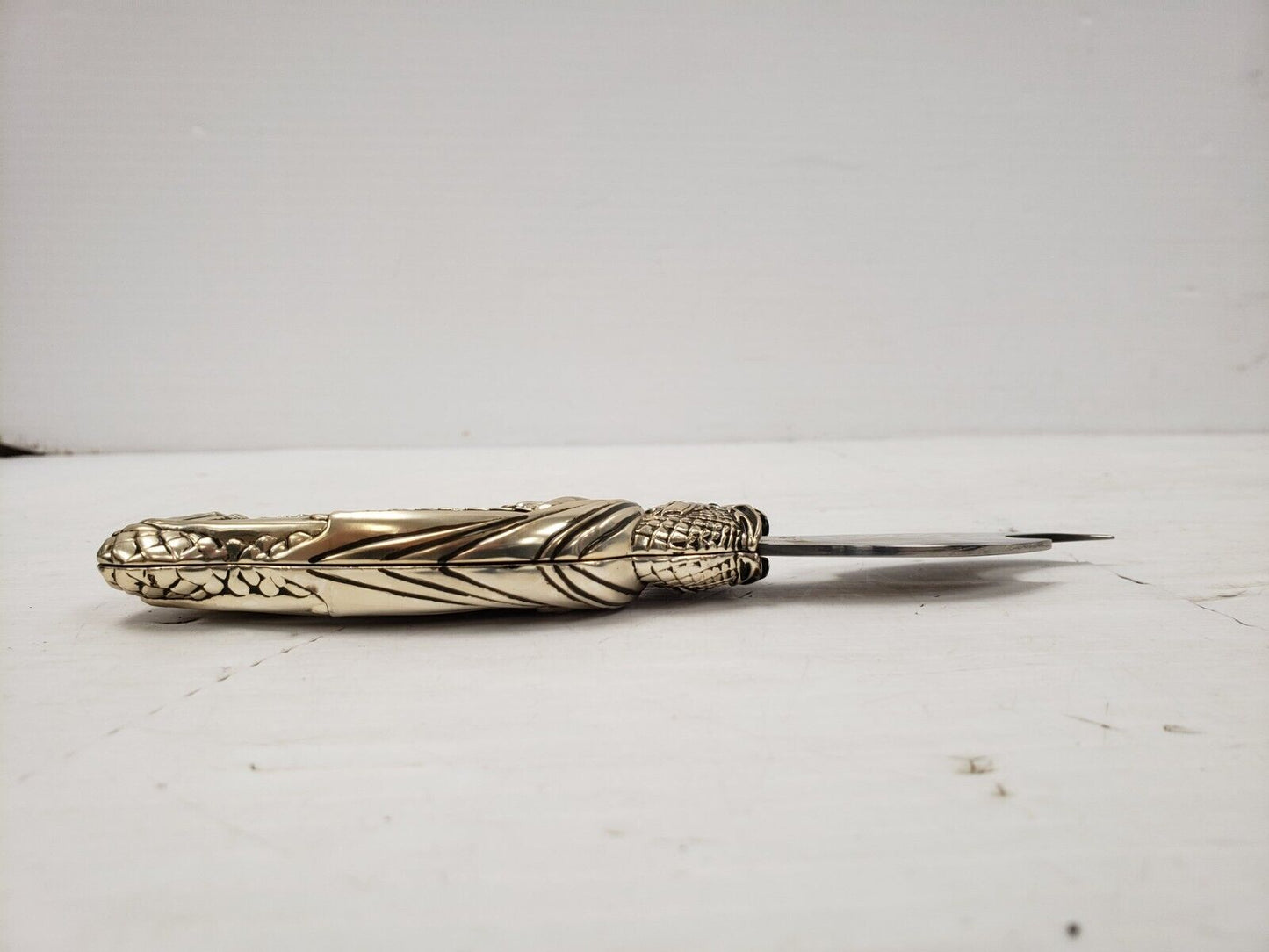 (I-35842) Franklin Mint Enchantress Of The Forest Knightstone Collection Knife