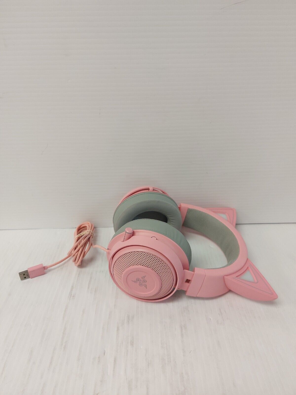 (N86351-3) Razer Kitty Ear Pink Headphones