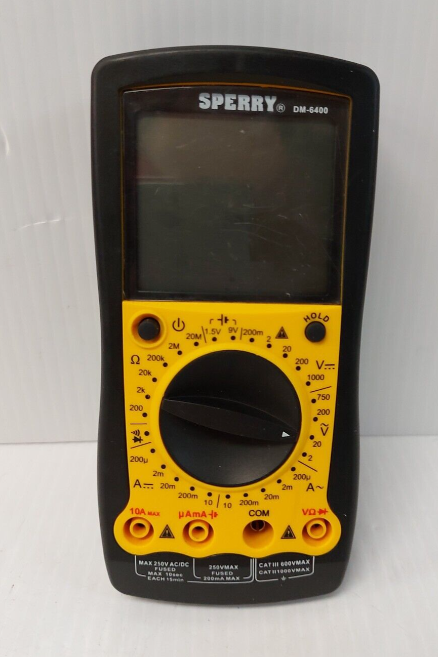 (N84328-1) Sperry Interments DM-6400 Battery Tester