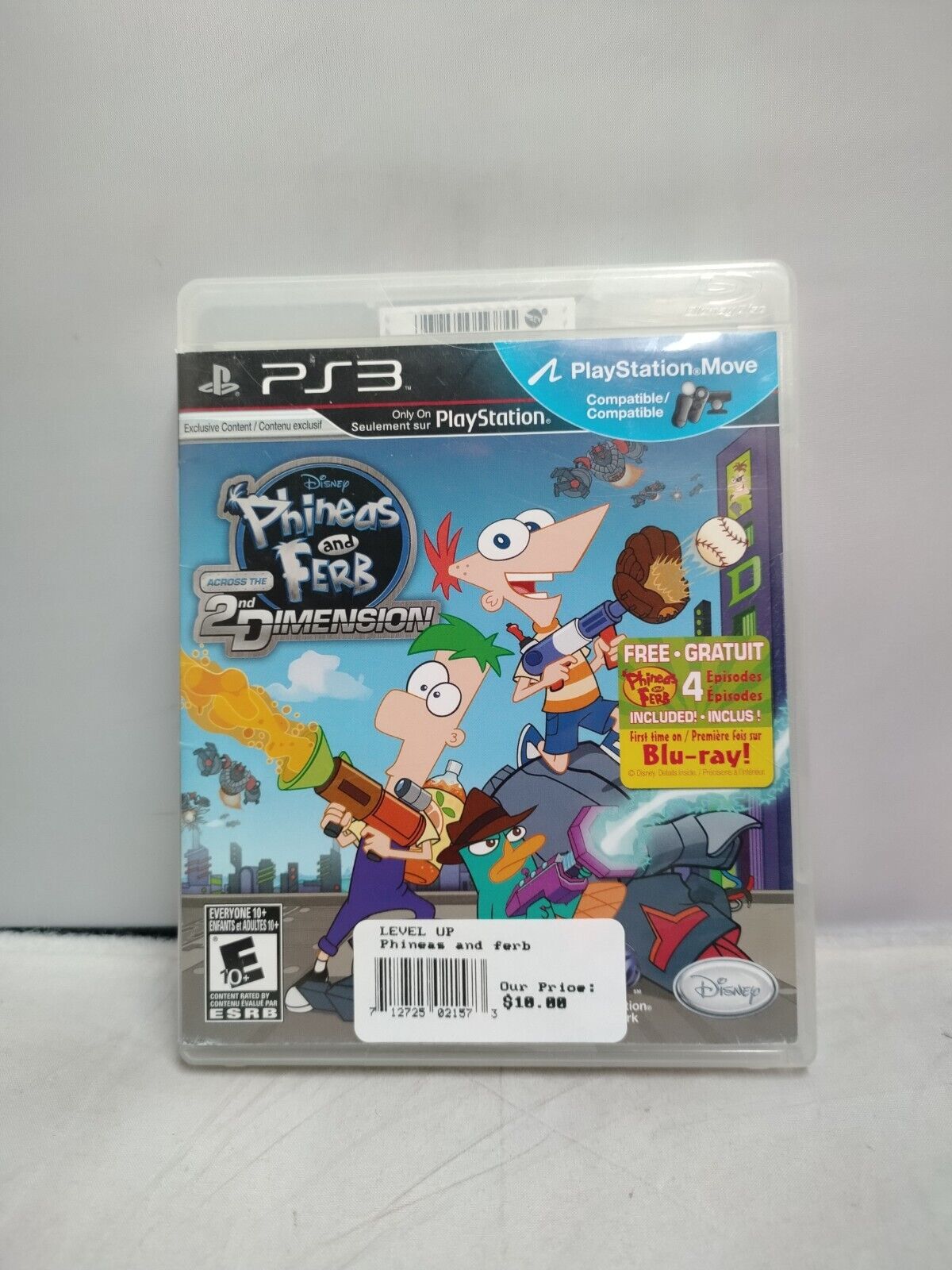 (LUP) Phineas and Ferb: Across the 2nd Dimension (Sony PlayStation 3, 2011)