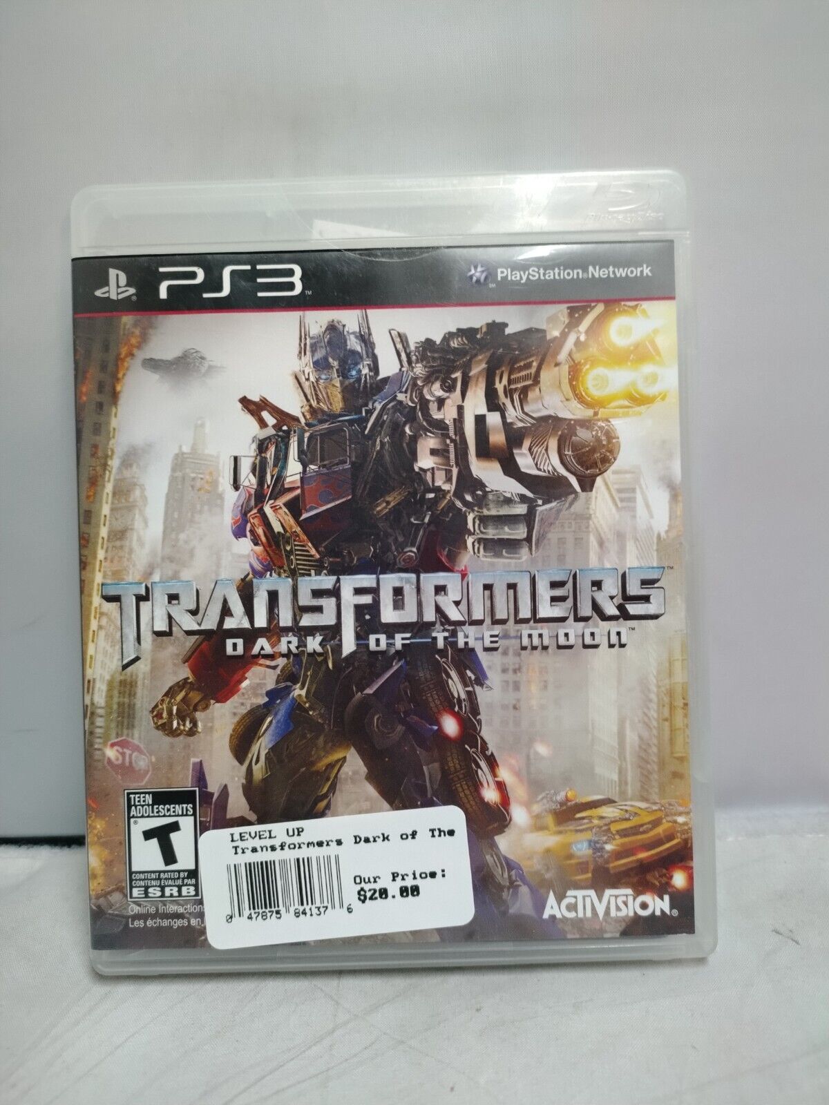 (LUP) Transformers: Dark of the Moon (Sony PlayStation 3, 2011) Pre-Owned