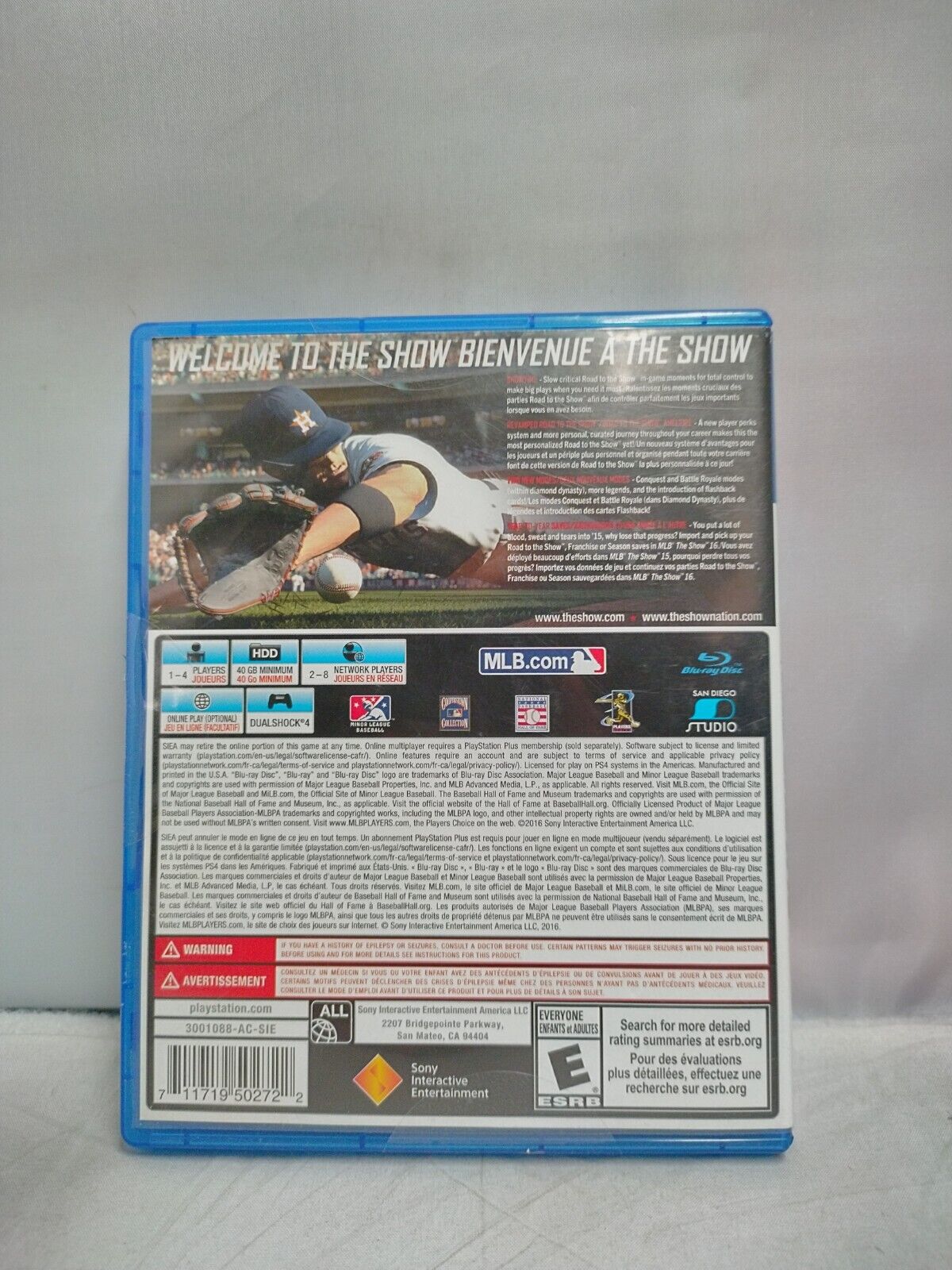 (LUP) MLB : The Show 16 (Sony PlayStation 4, 2016)