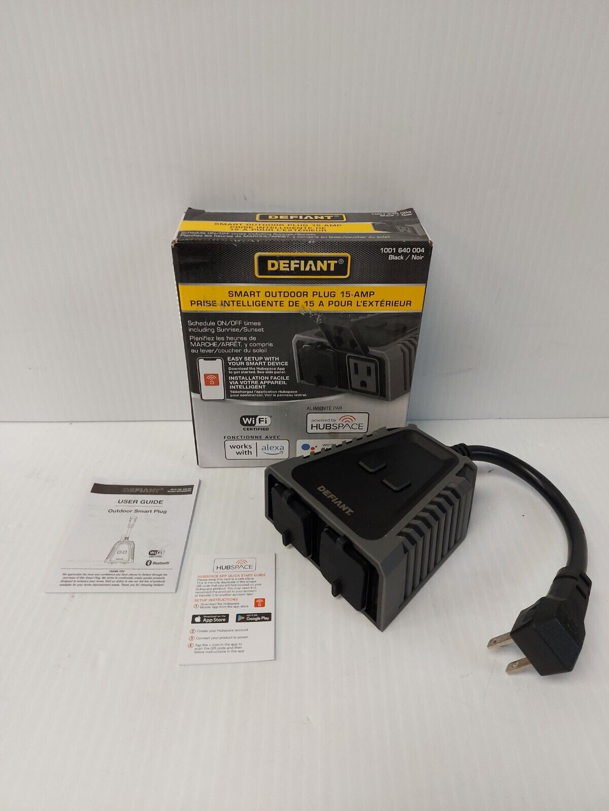 (N83405-1) Defiant 1001 640 004 Smart Outdoor Plug