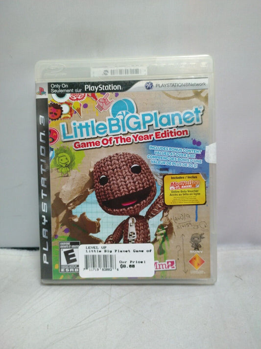 (LUP) LittleBigPlanet -- Game of the Year Edition (Sony PlayStation 3, 2009)