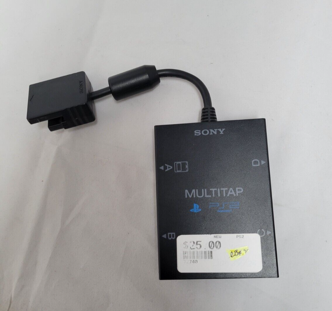 (LUP) PlayStation 2 Multitap Adapter OEM Sony Videogame Accessory Multiplayer