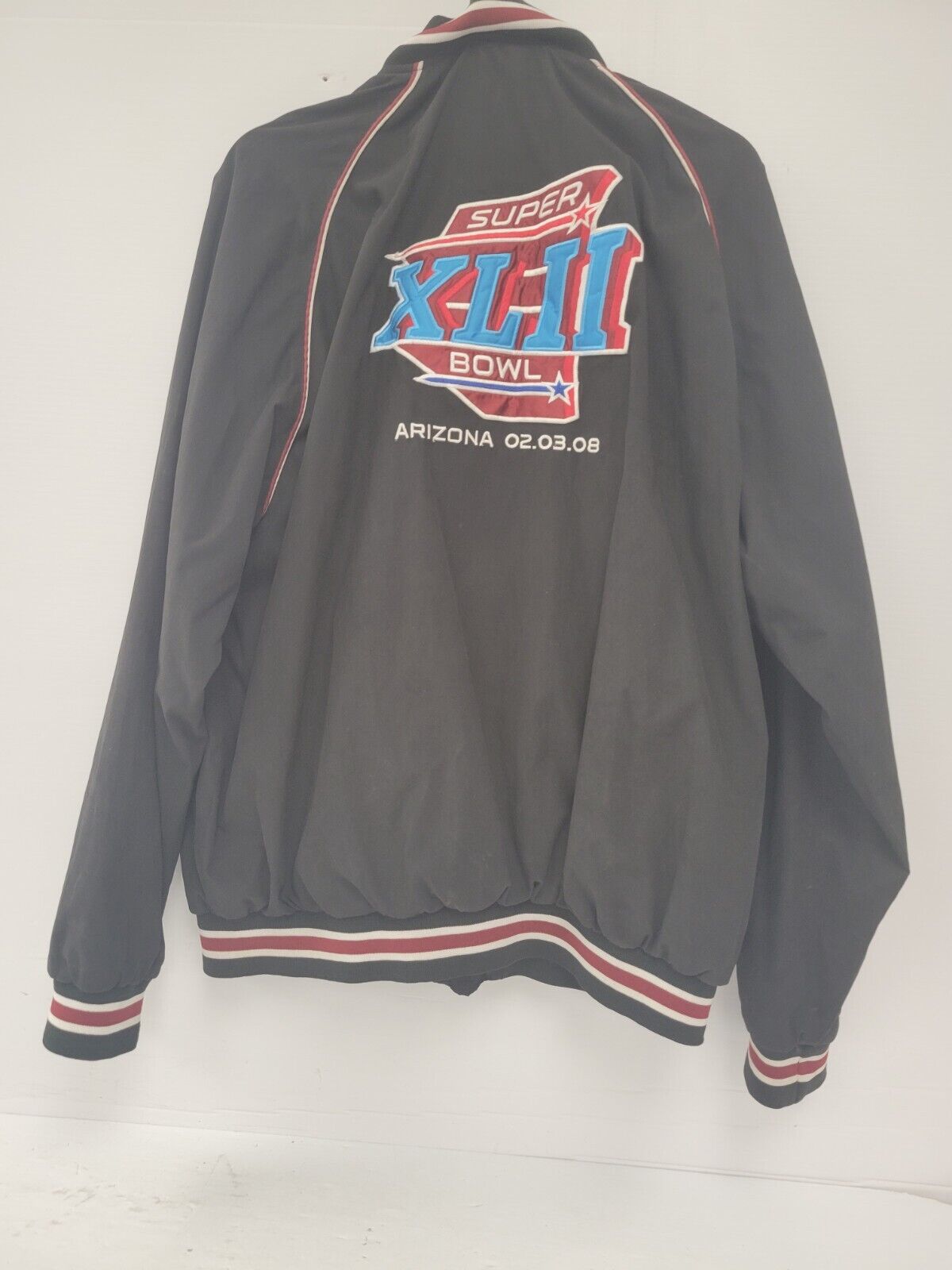 (36058-1) No Name NFL Superbowl XLII Jacket - Size XL