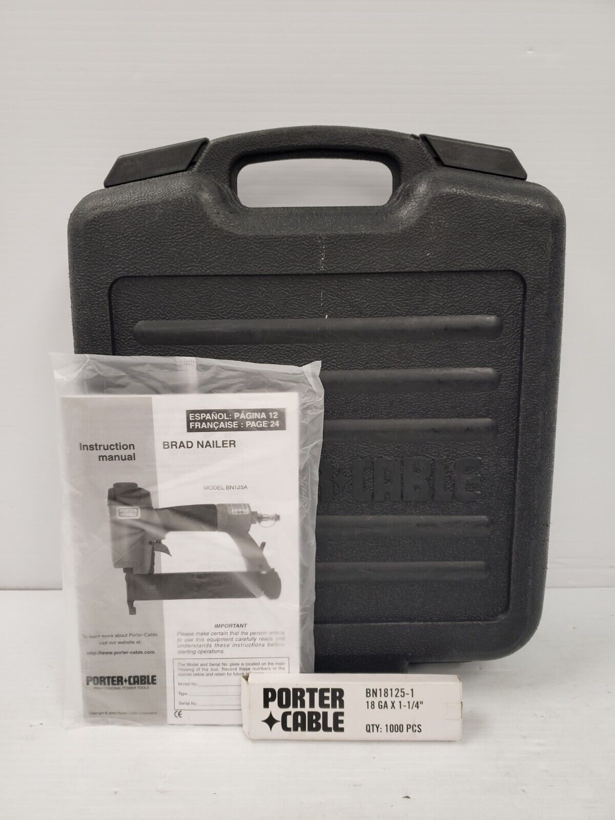 (56256-2) Cloueuse pneumatique Porter And Cable BN125A