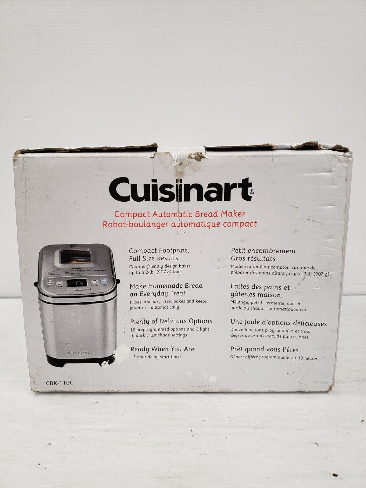 (64534-4) Cuisinart CBK-110C Compact Automatic Bread Maker