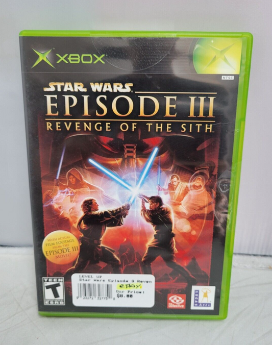 (LUP) Star Wars: Episode III: Revenge of the Sith (Microsoft Xbox, 2005)