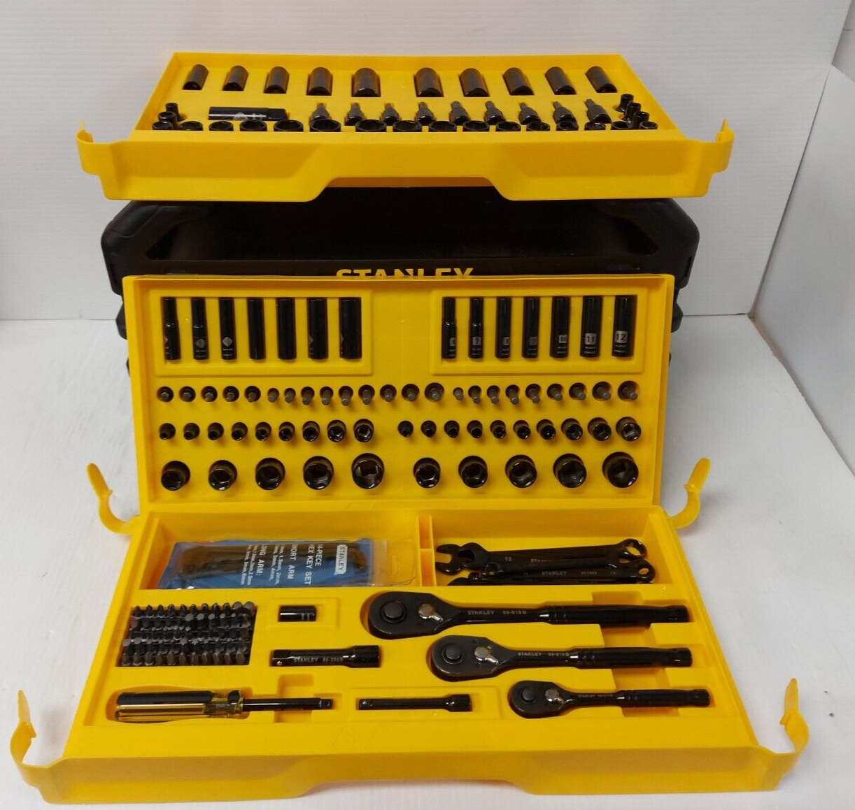 (N86345-1) Stanley 203pc 3 Drawer Socket Set