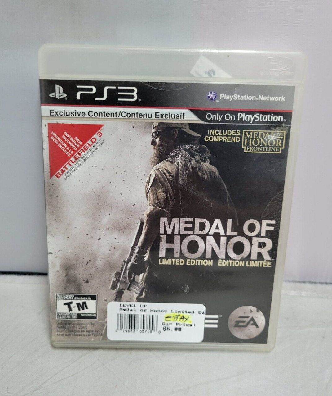 (LUP) Medal Of Honor for PlayStation 3