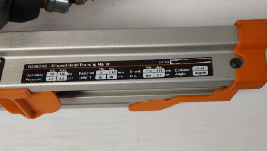 (N81646-1) Ridgid R350CHD Clipped Head Framing Nailer