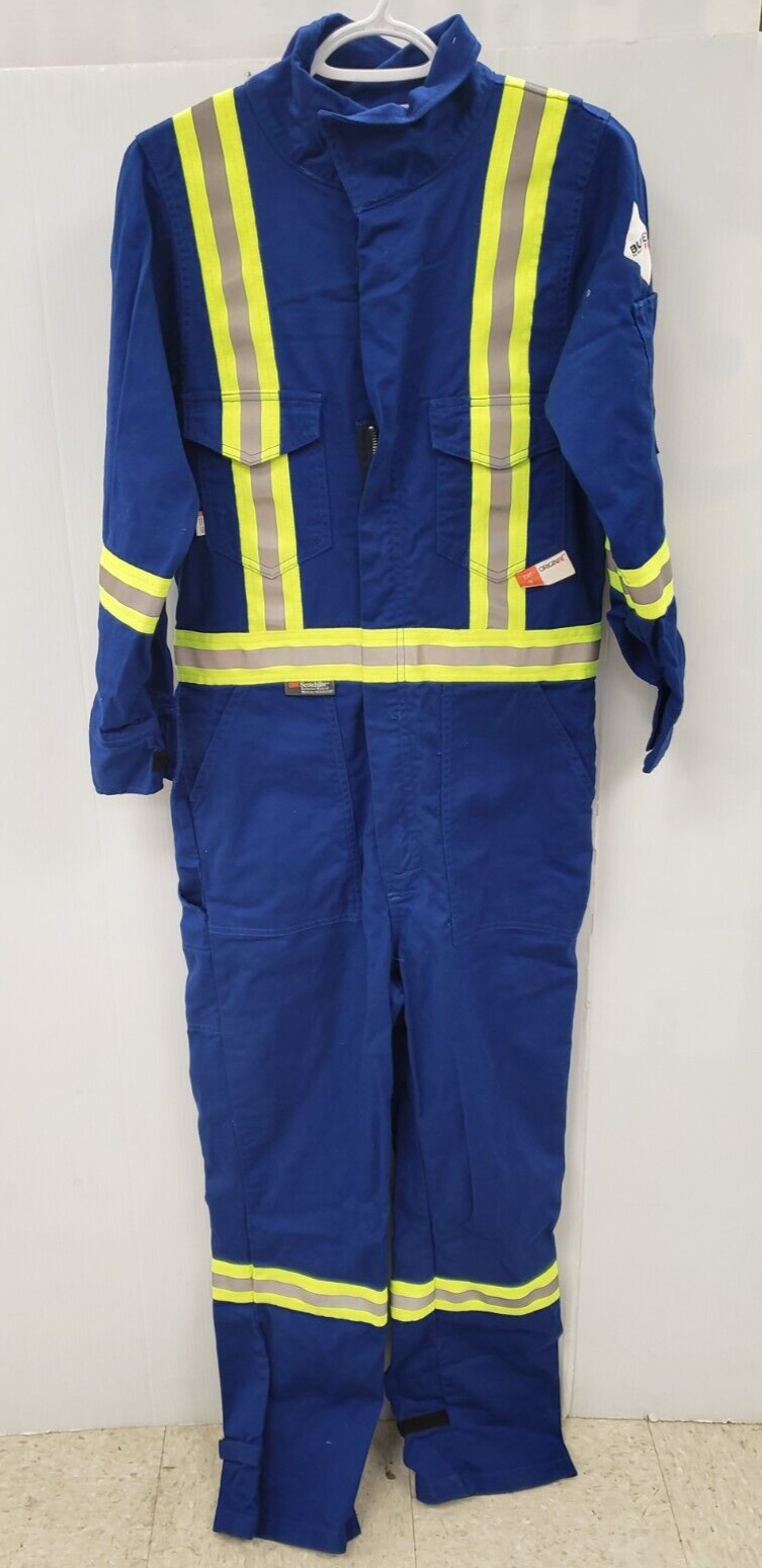 (61450-1) Burtex High Visibility Work Coveralls/Jumpsuit - Size 36R