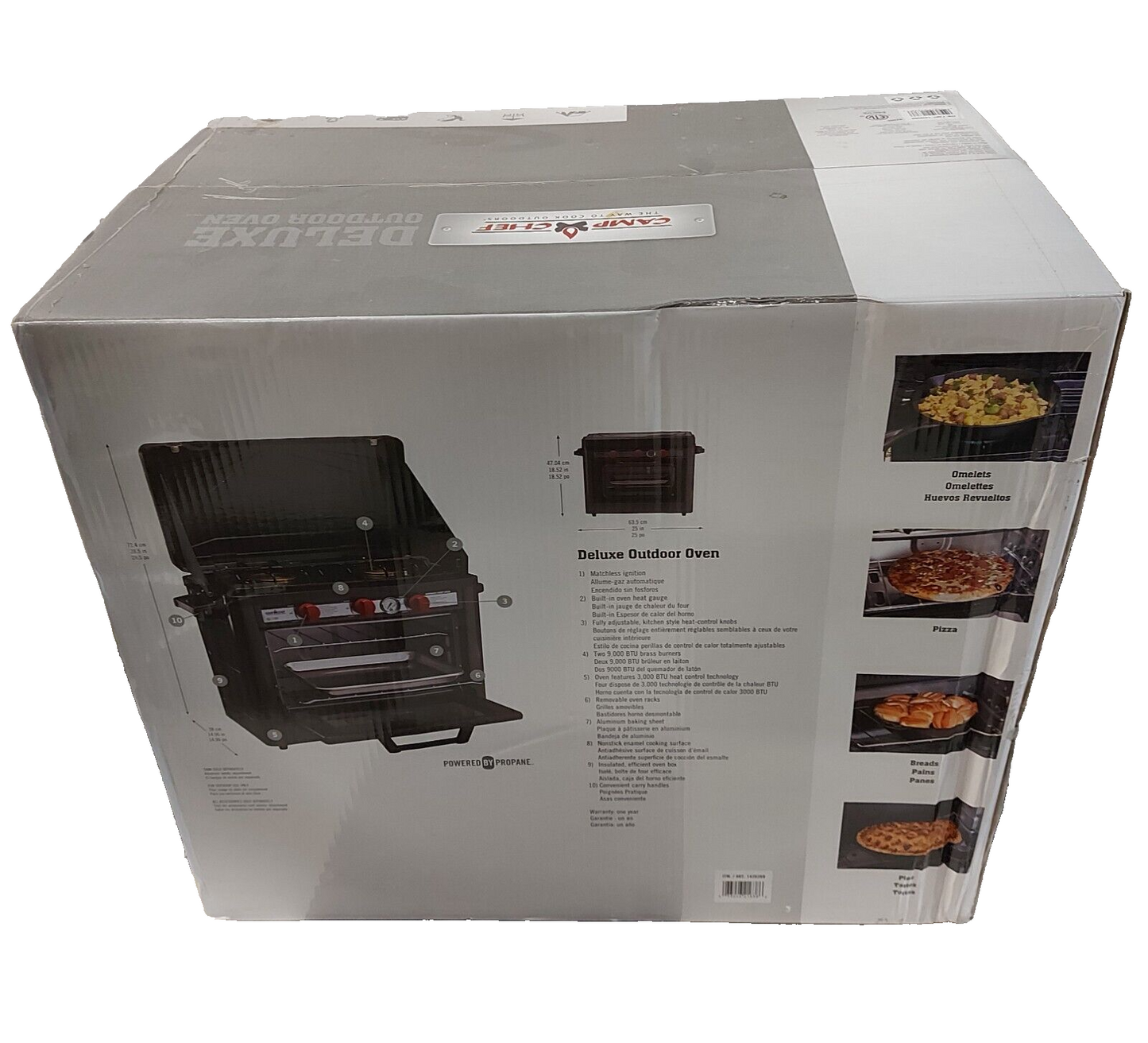 (N85887-1) Camp Chef Deluxe Outdoor Oven Stove