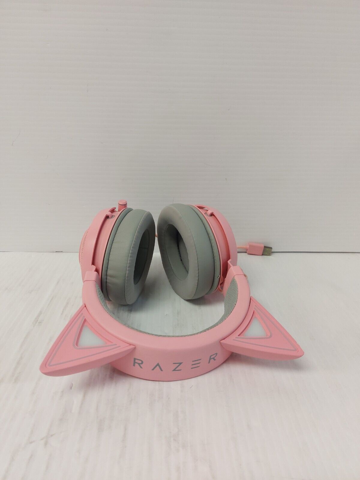 (N86351-3) Razer Kitty Ear Pink Headphones