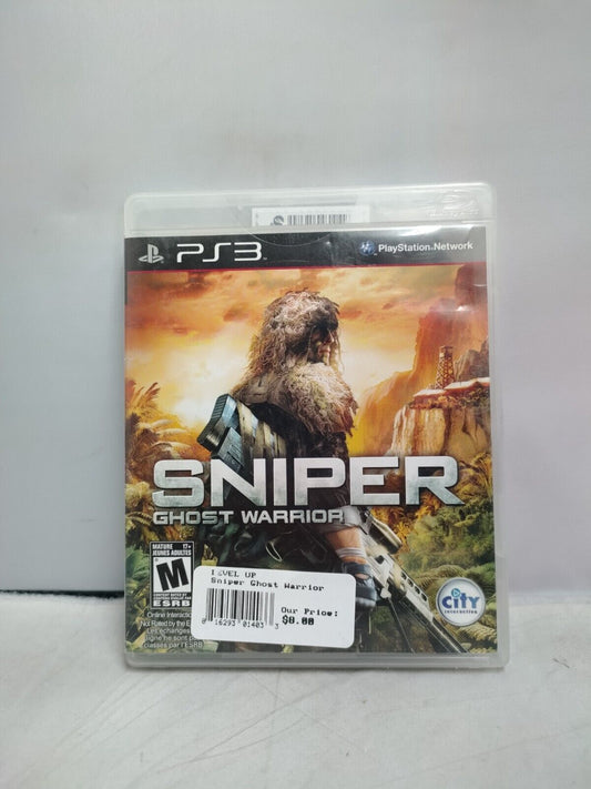 (LUP) Sniper: Ghost Warrior - (Sony PlayStation 3) With manual