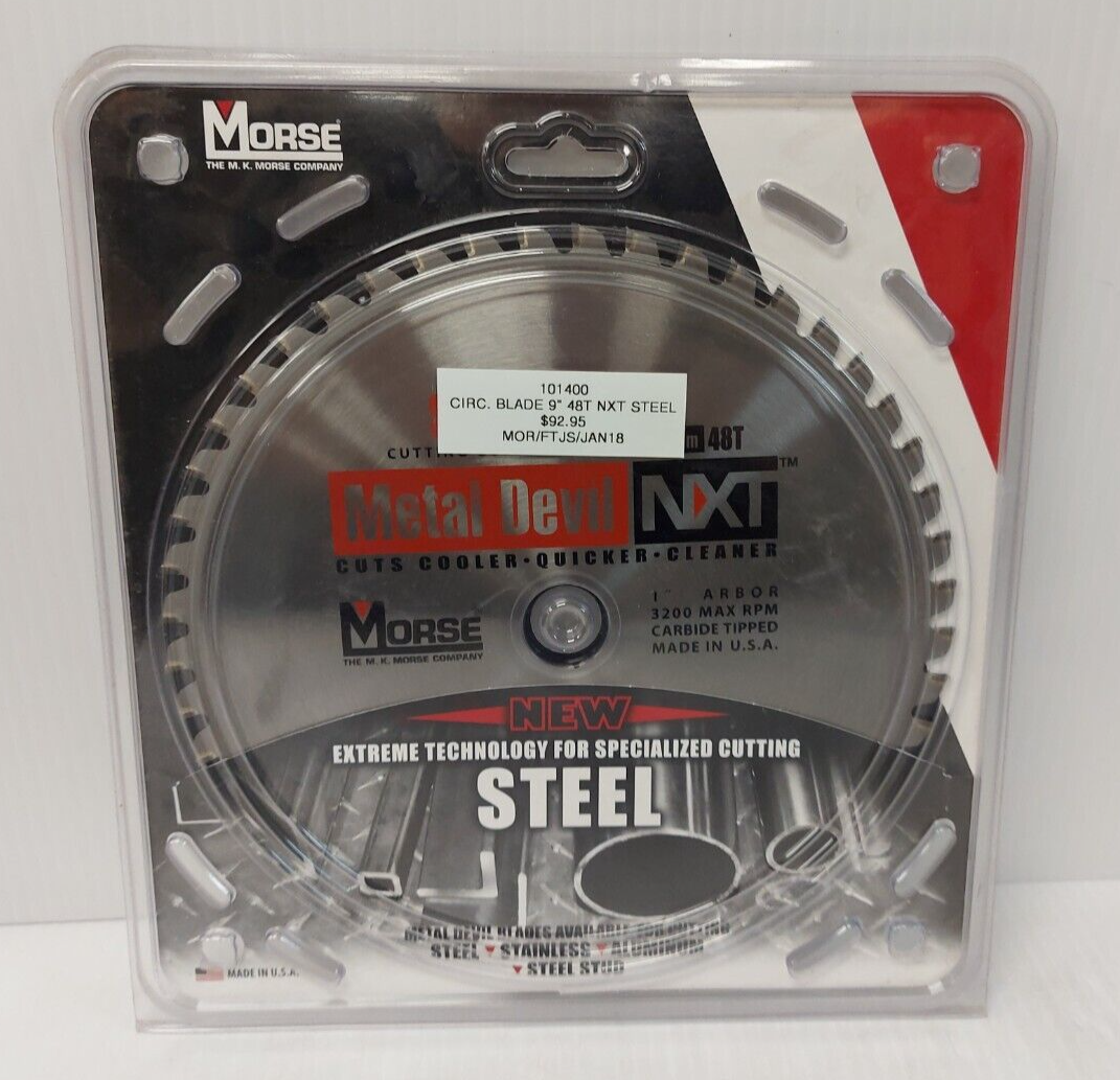 (N84572-3) Morse CSM948NSC 9" Saw Blade