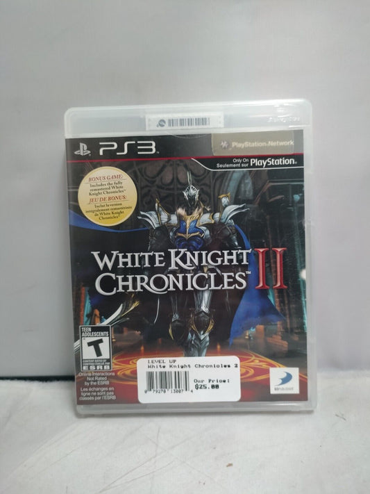(LUP) White Knight Chronicles II (Sony PlayStation 3, 2011)