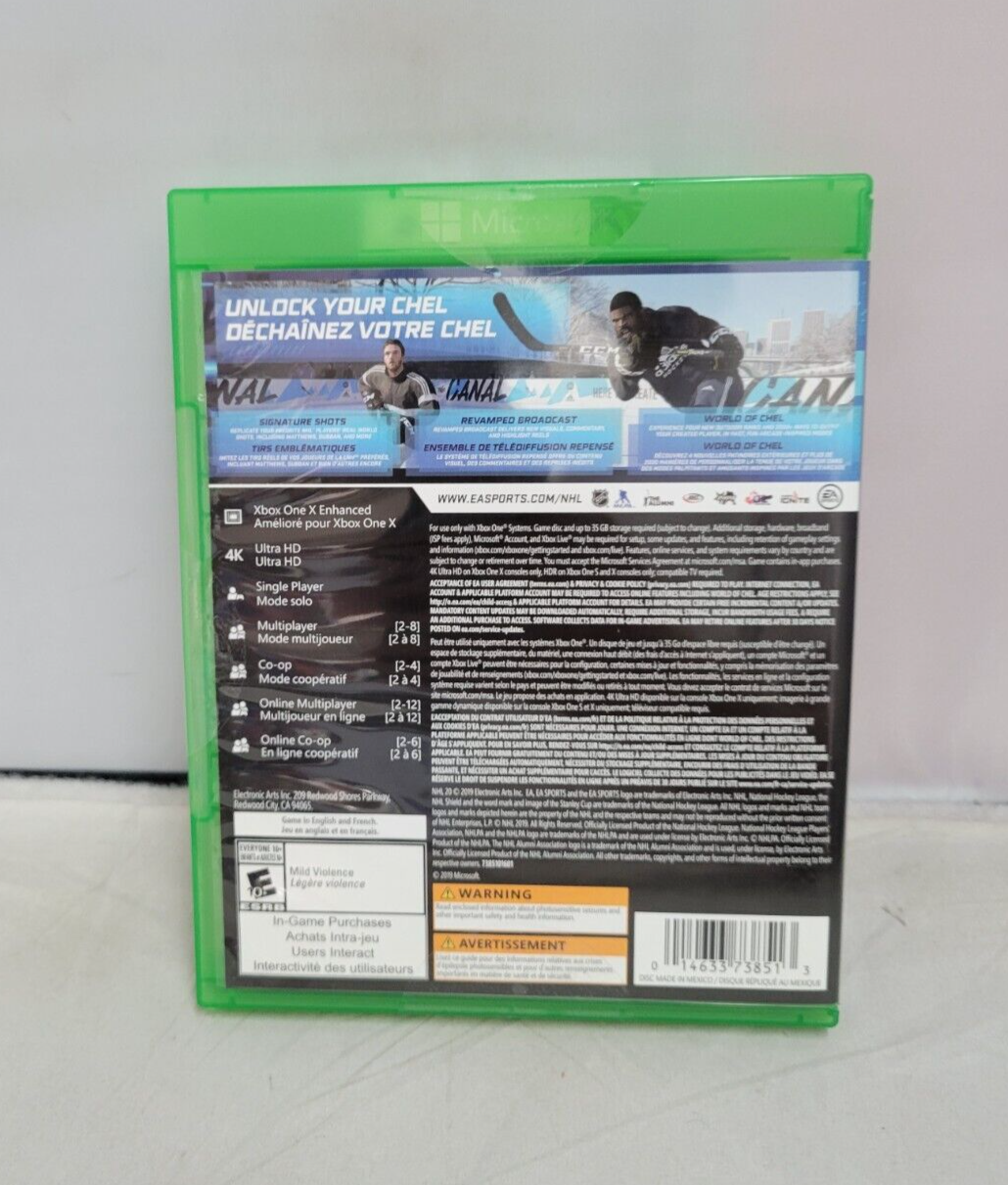 (LUP) NHL 20 (Xbox One, 2019)