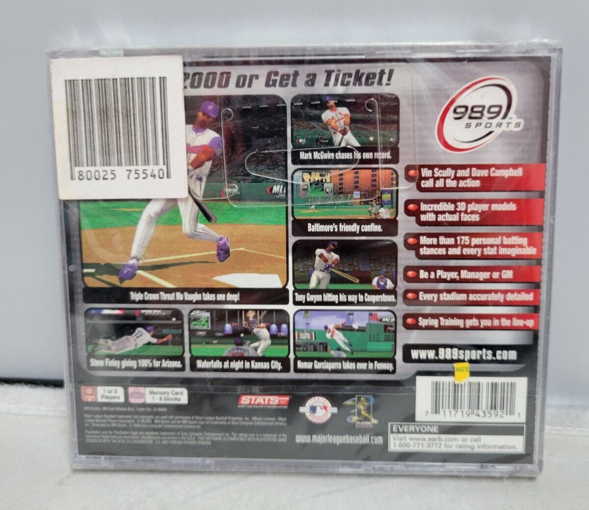 (LUP) MLB 2000 (Sony PlayStation 1, 1999)