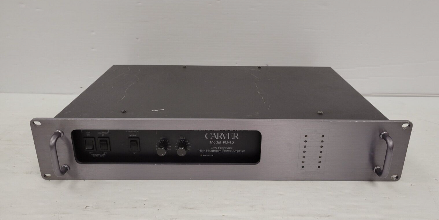 (I-35654) Carver PM-1.5 450 Watt Power Amp