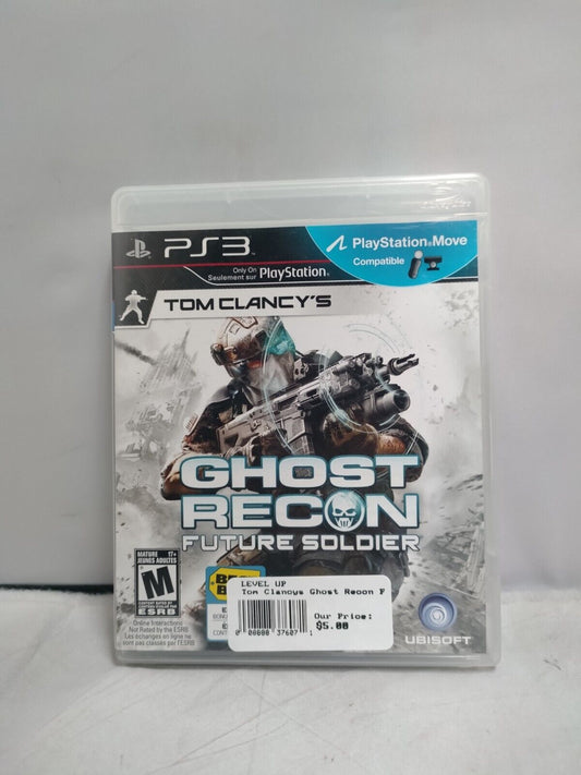 (LUP) Tom Clancy: Ghost Recon-Future Soldier (Sony PlayStation 3, 2012)