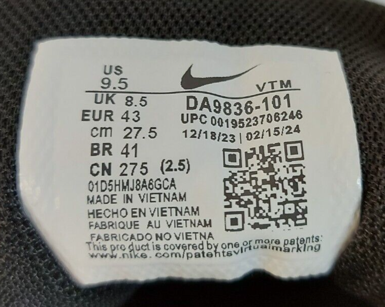 (N85063-1) Nike DA9836-101 Mens Runners