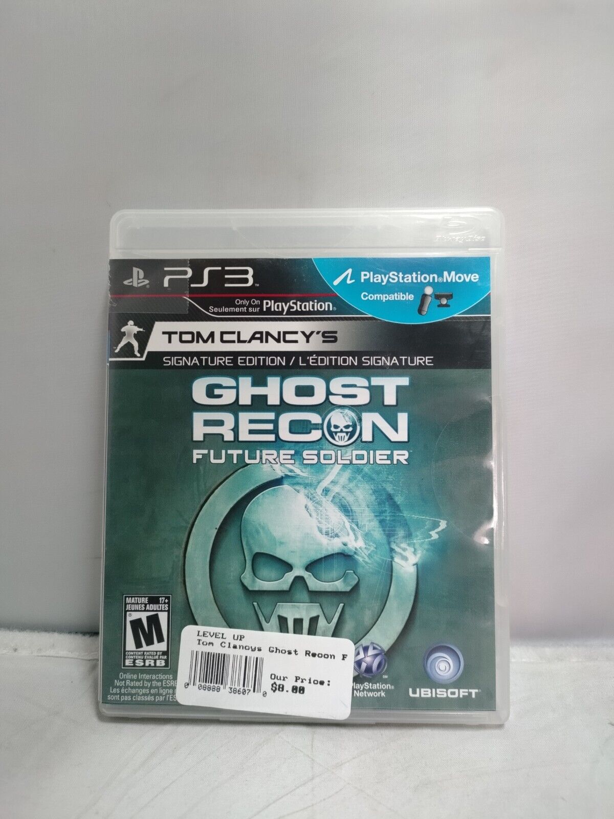 (LUP) Tom Clancy : Ghost Recon-Future Soldier (Sony PlayStation 3, 2012)