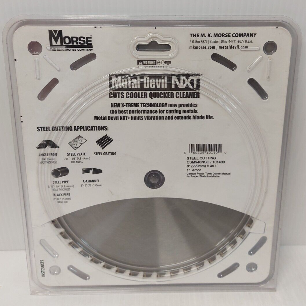(N84572-3) Morse CSM948NSC 9" Saw Blade