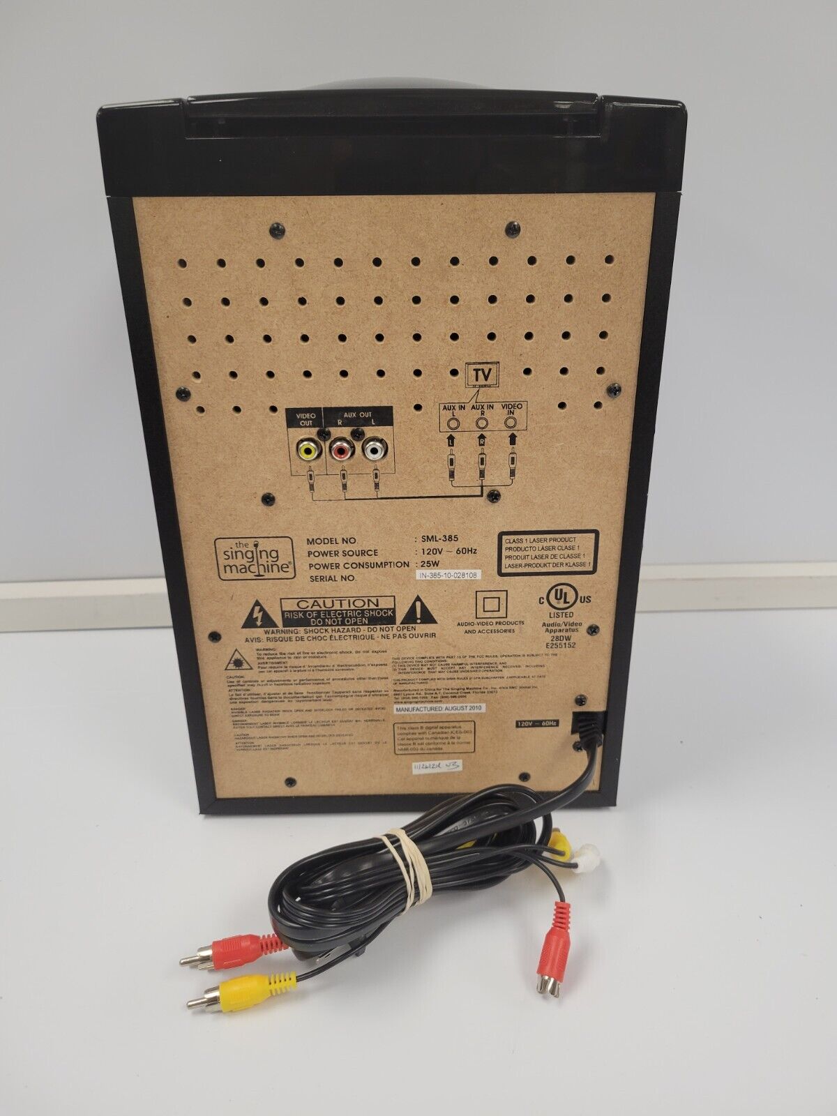 (67937-1) Singing Machine SMI-385 Karaoke