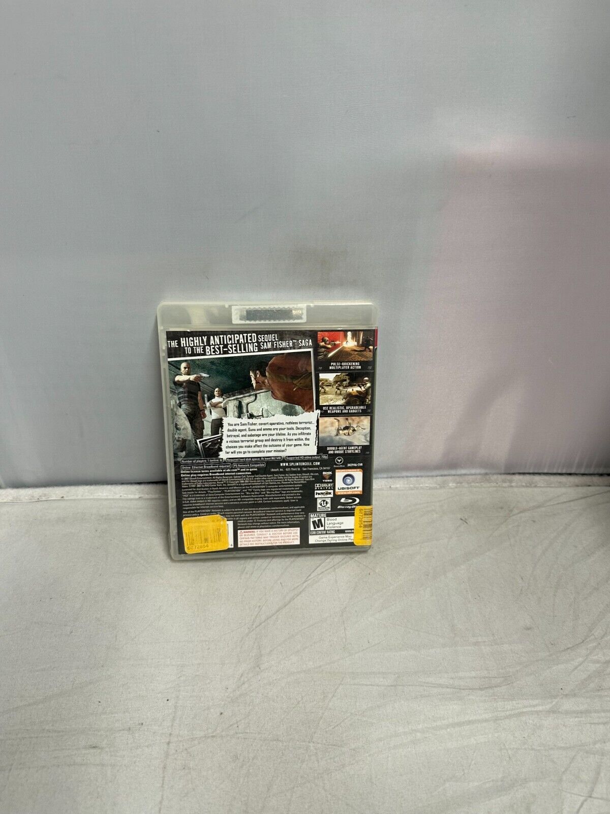 (LUP) Tom Clancy's Splinter Cell: Double Agent (Sony PlayStation 3, 2007)