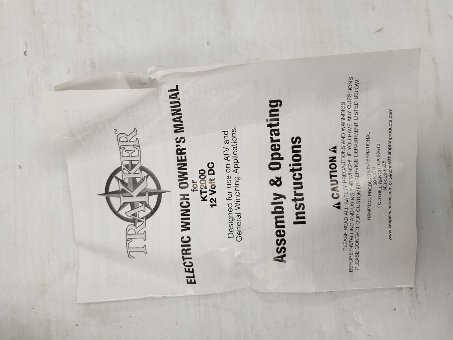 (57105-1) Trakker KT2000 Winch