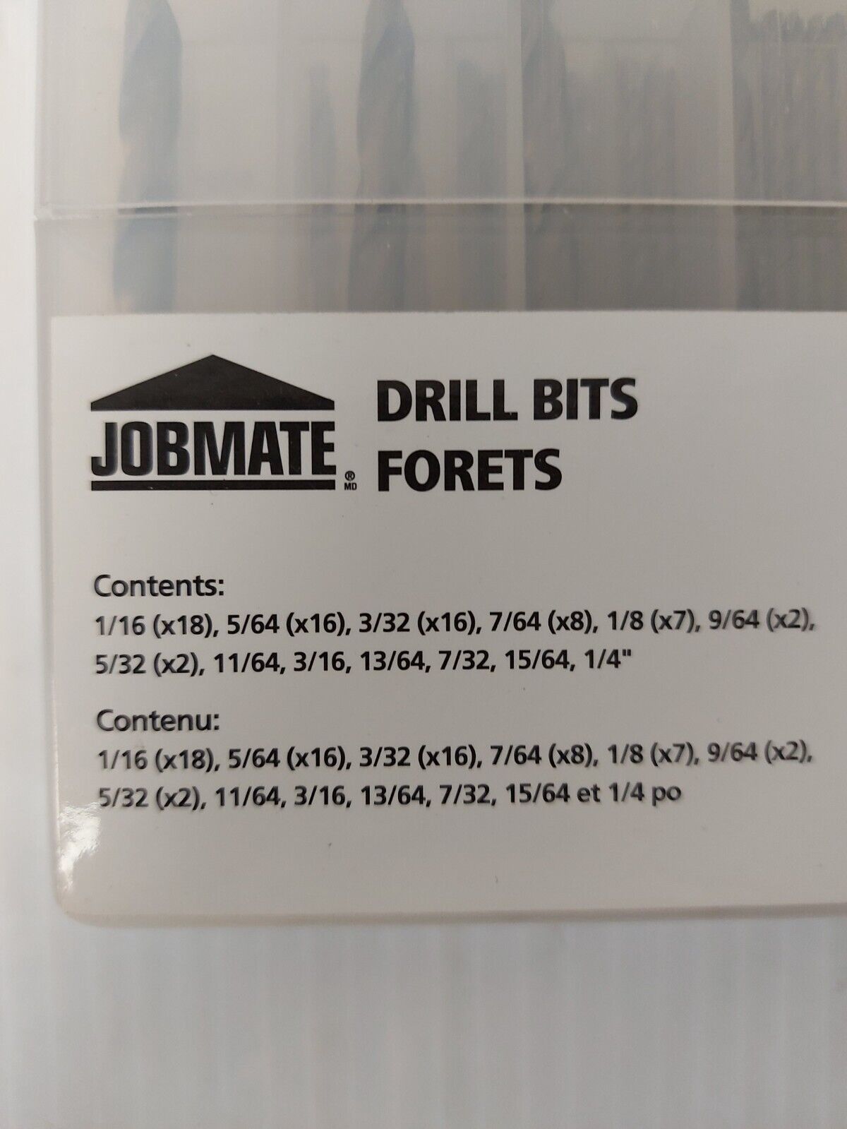 (N83778-5) Job Mate 75pc Drill Bit Set