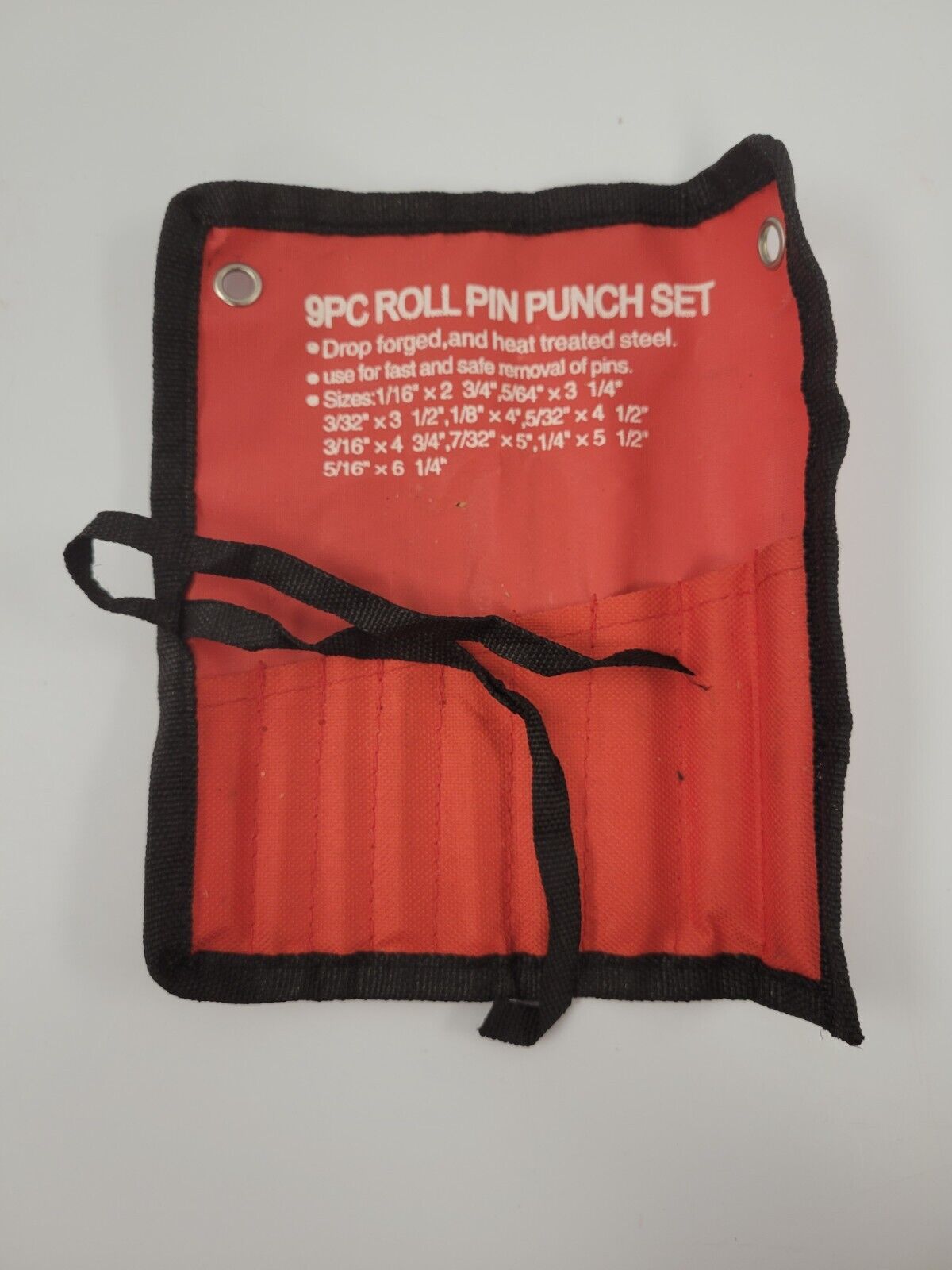 (69976-6) No Name 9 Piece Roll Pin Punch Set