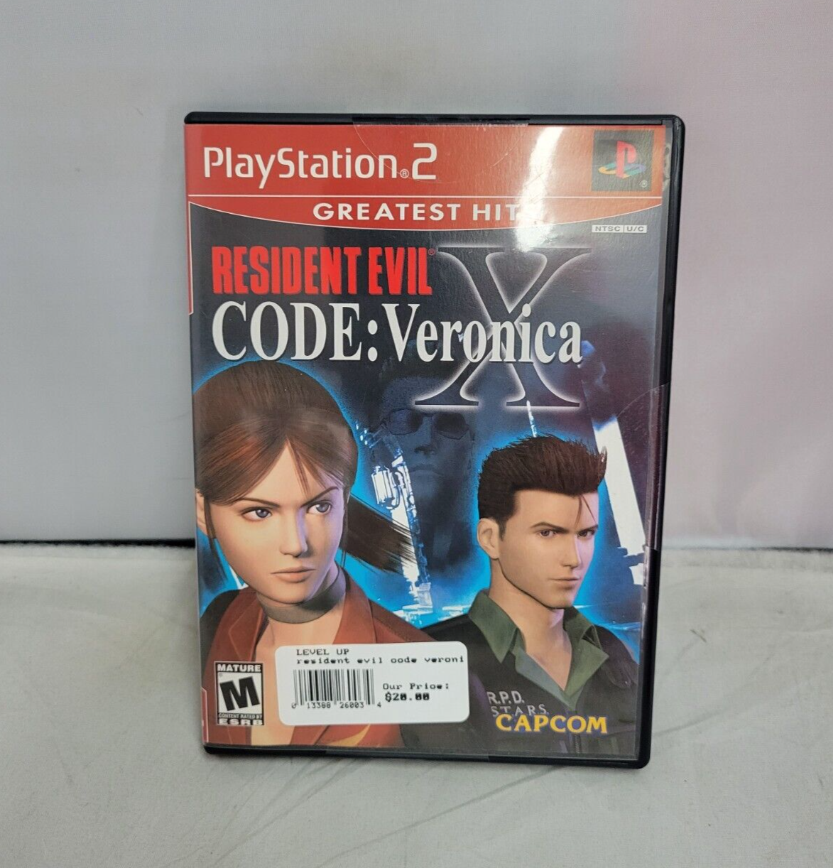 (LUP) Resident Evil Code: Veronica X (Sony PlayStation 2, 2001)