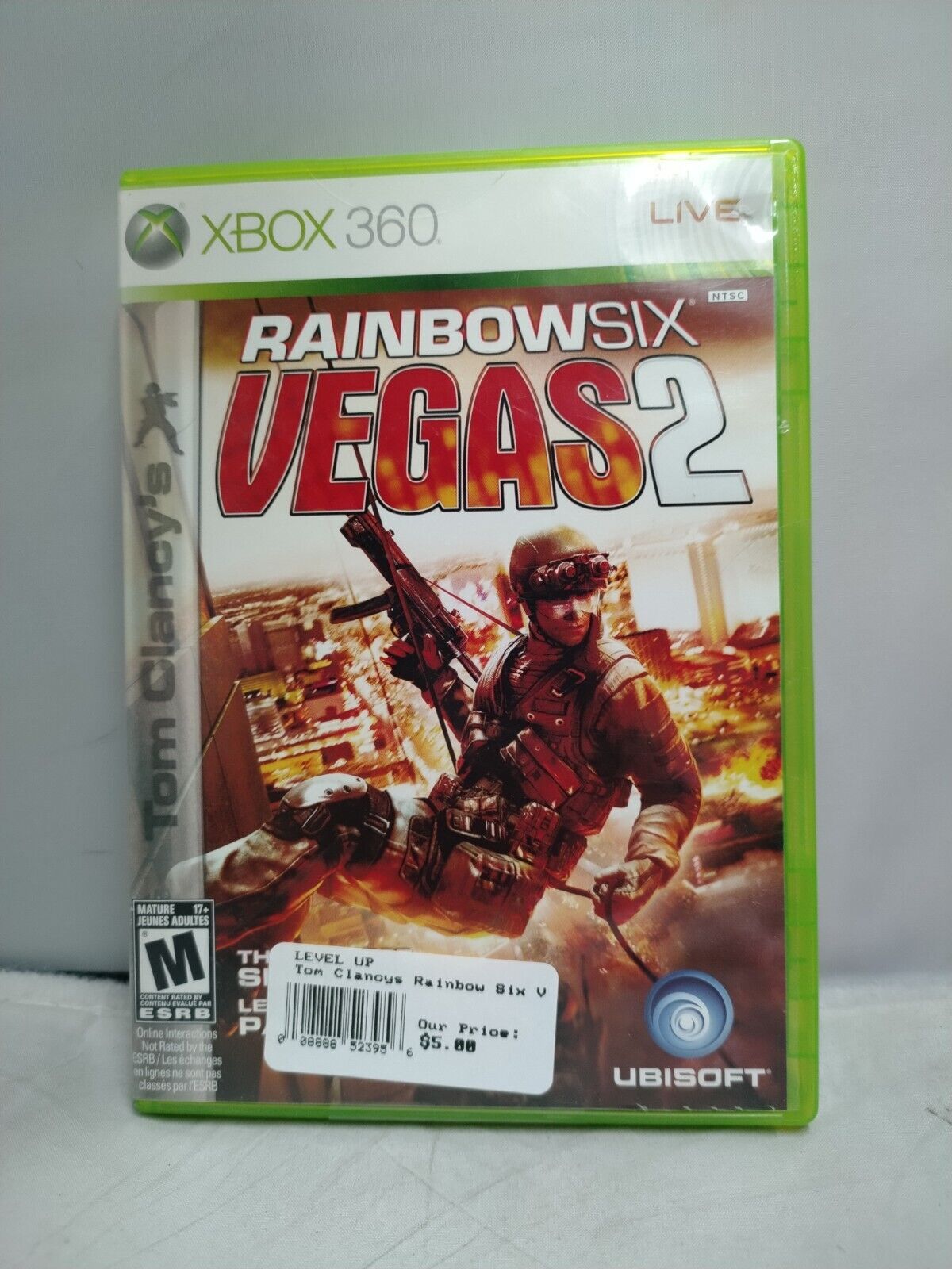 (LUP) Tom Clancy's Rainbow Six: Vegas 2 (Microsoft Xbox 360, 2008)