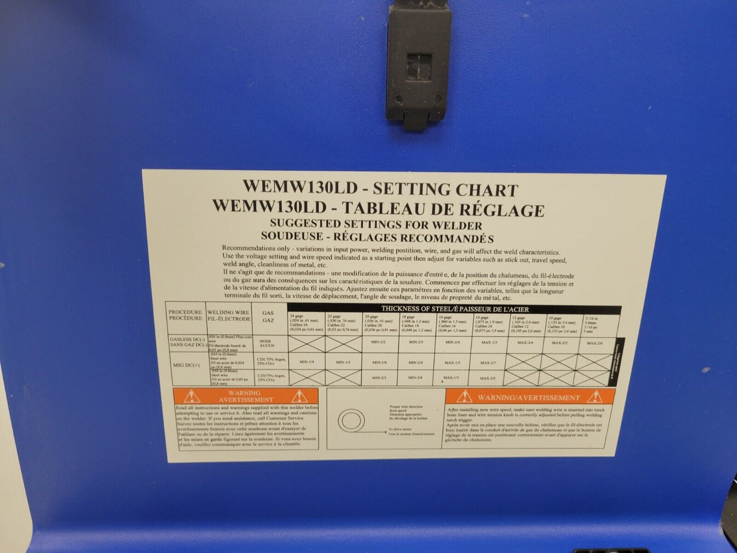 (68561-1) Westward WEMW130LD Welder