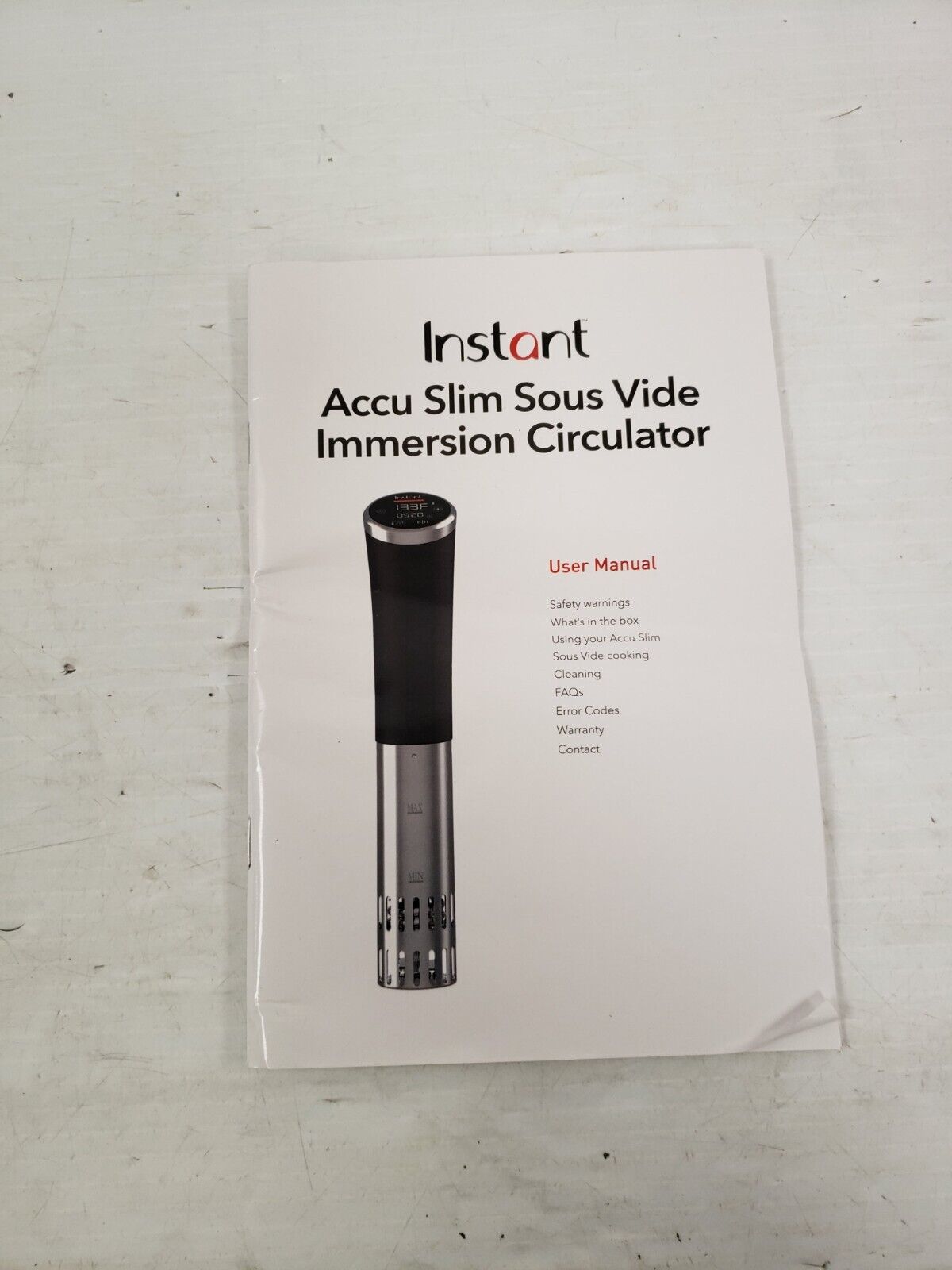 (64637-1) Instant Accu Slim Immersion Circulator