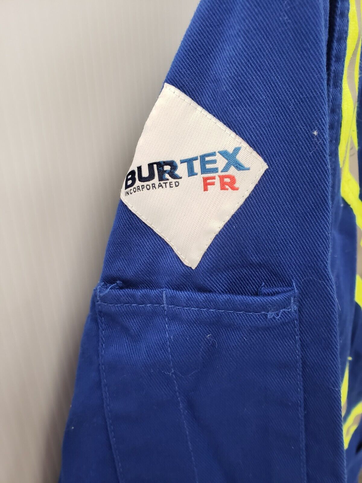 (61450-1) Burtex High Visibility Work Coveralls/Jumpsuit - Size 36R