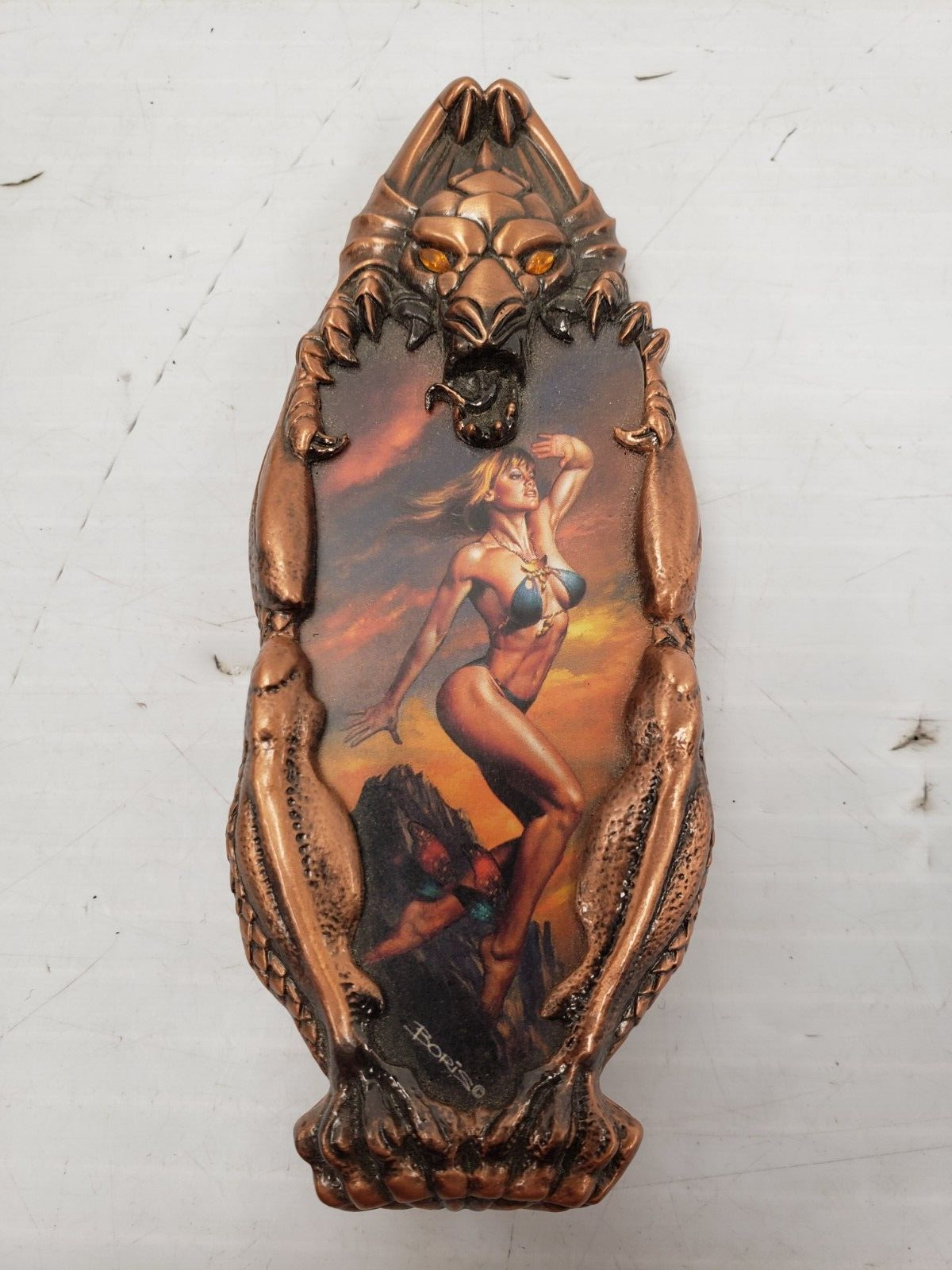 (I-35848) Franklin Mint The Diva Of The Dawn Knightstone Collection Knife