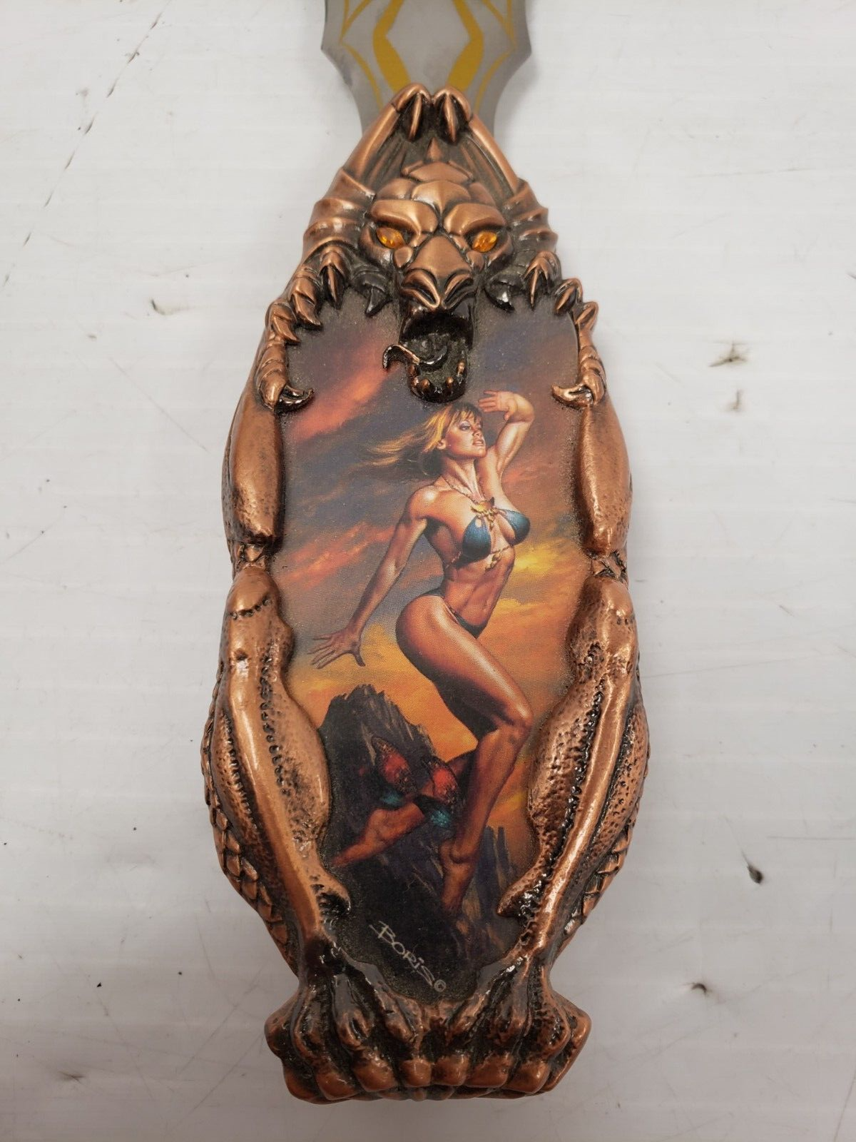 (I-35848) Franklin Mint The Diva Of The Dawn Knightstone Collection Knife