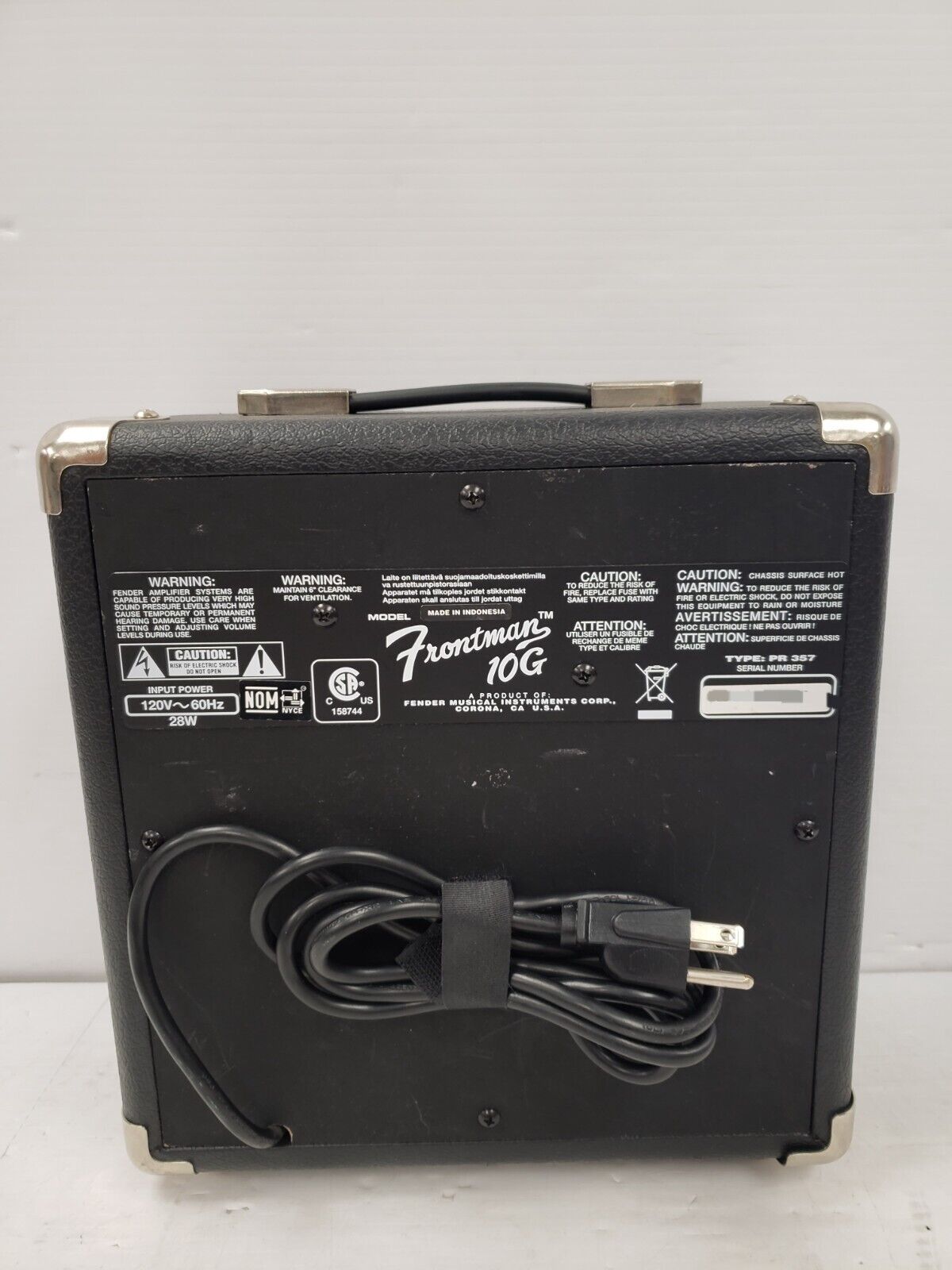 (63169-1) Fender Frontman 10G Amplifier