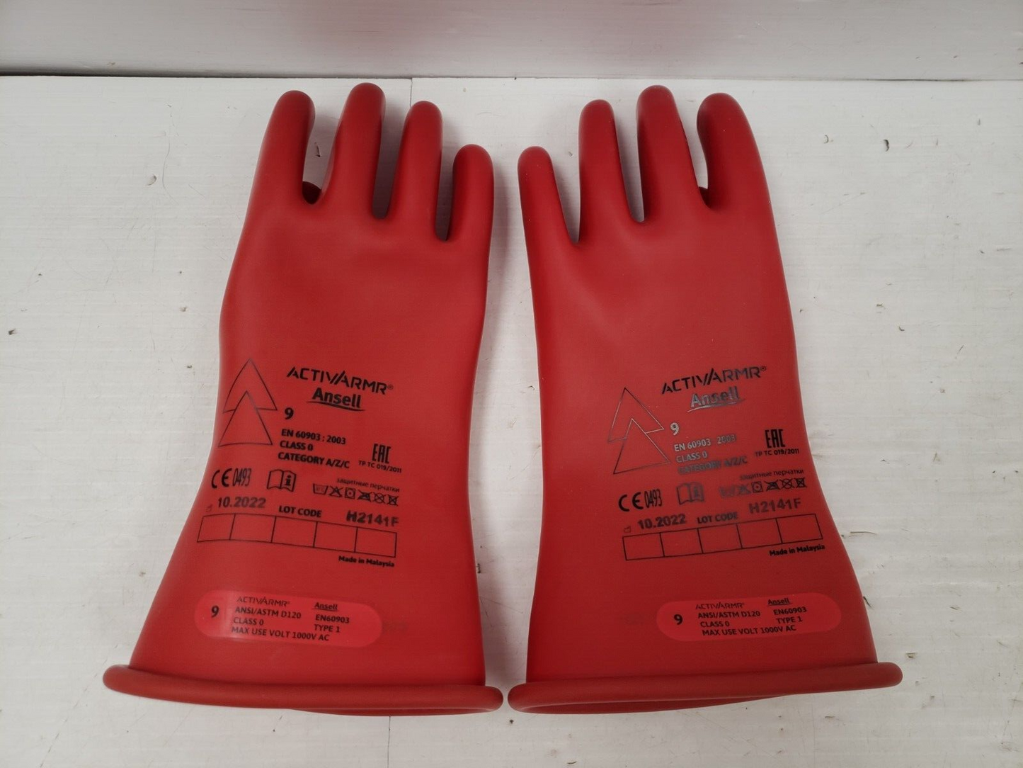 (64597-1) Ansell ActivArmr Work Gloves - Large