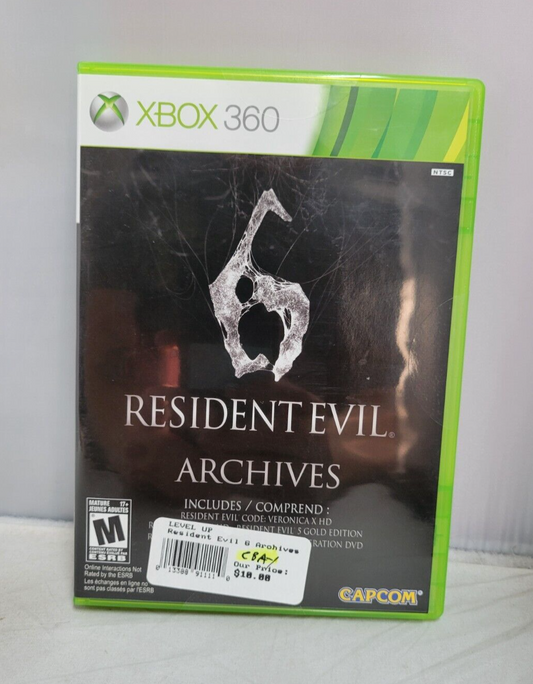 (LUP) Resident Evil 6 Archives Xbox