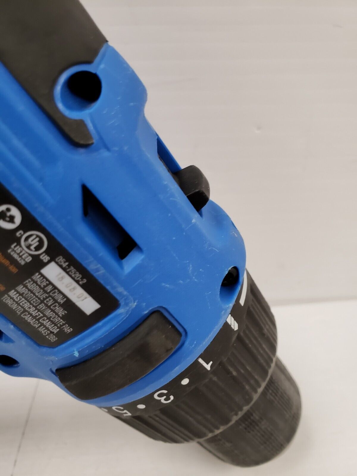 (62748-1) Mastercraft 054-7520-2 Drill