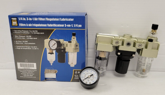 (58764-3) Power Fist 3 in 1 Filter/Regulator/Lubricator