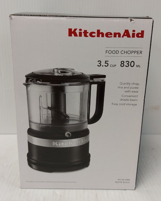 (I-35691) Kitchen Aid KFC3516BM Food Chopper
