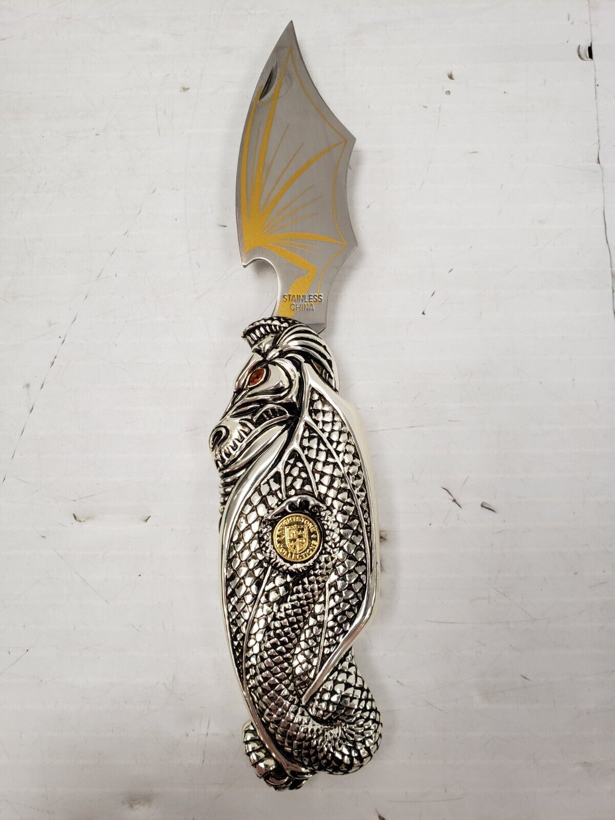 (I-35840) Franklin Mint The Princess Of Ice Knightstone Collection Knife