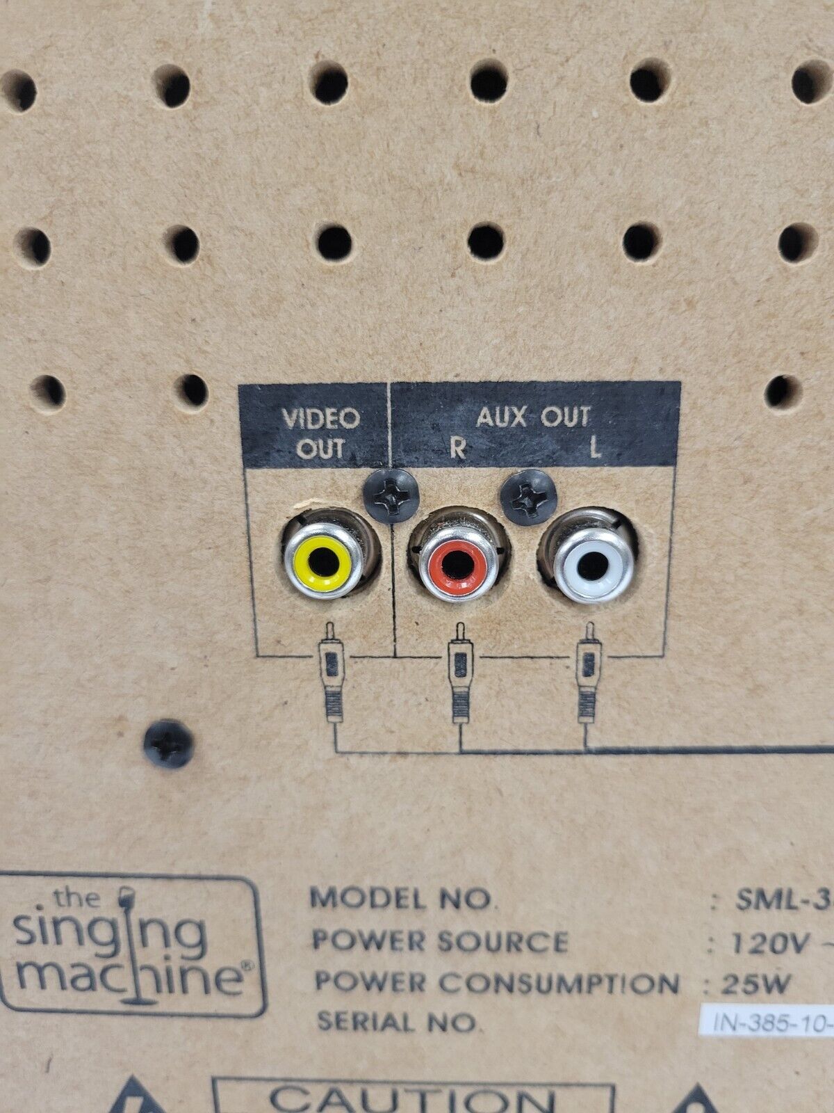 (67937-1) Singing Machine SMI-385 Karaoke