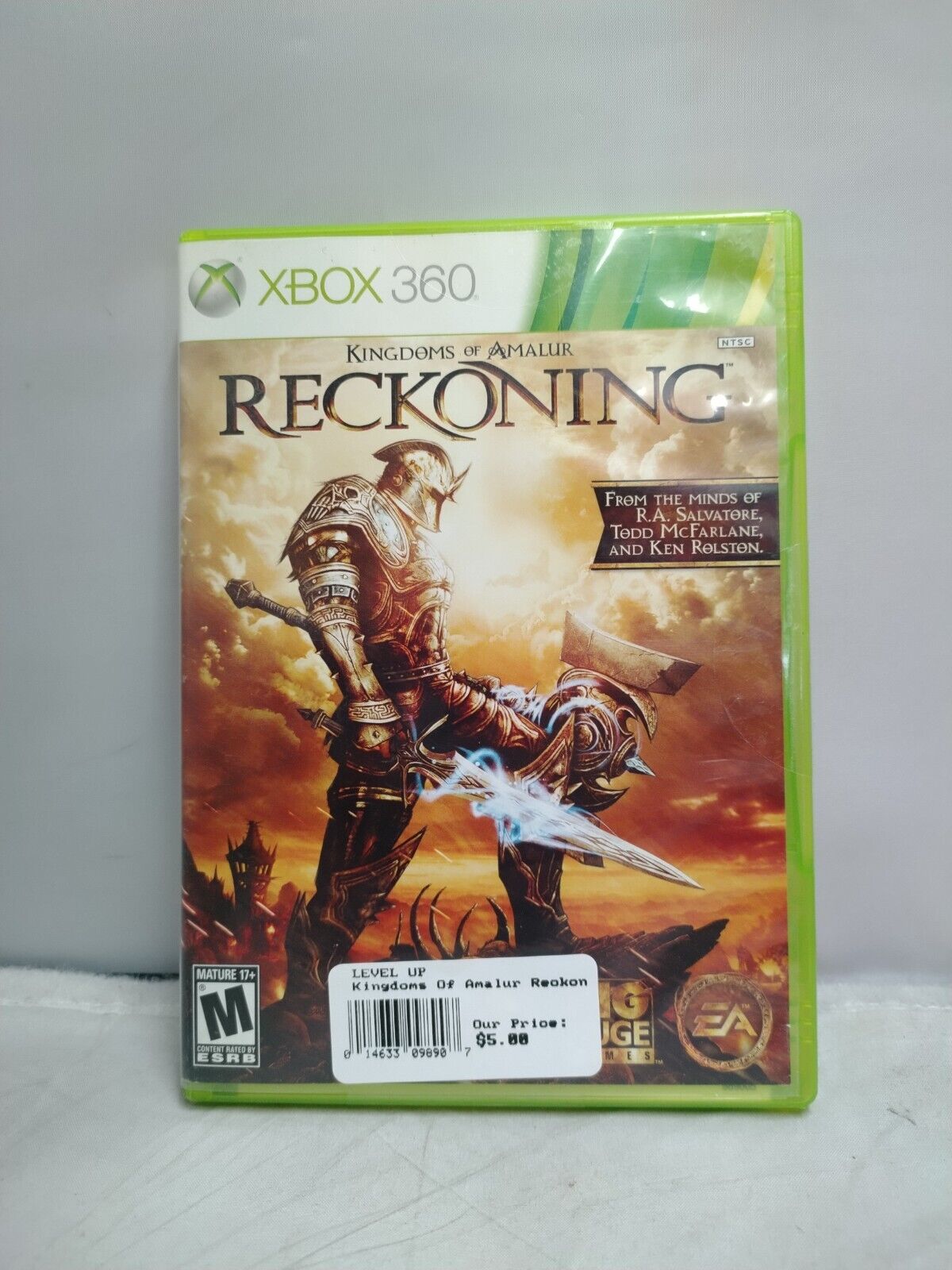 (LUP) Kingdoms of Amalur: Reckoning (Microsoft Xbox 360, 2012)